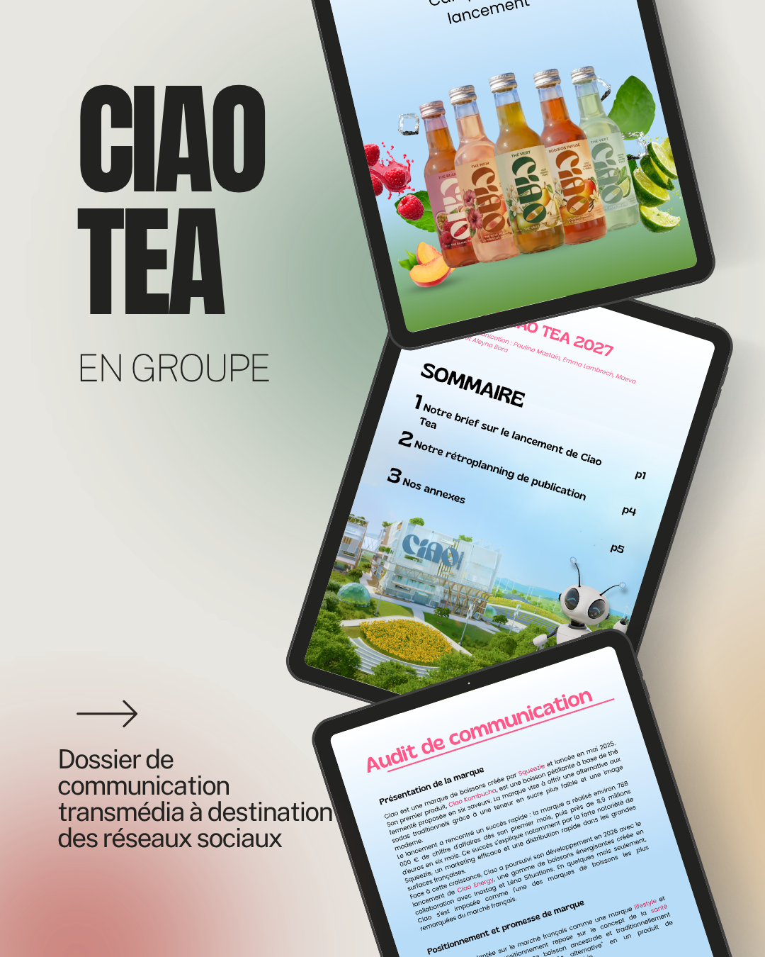 Projet de communication Ciao Tea