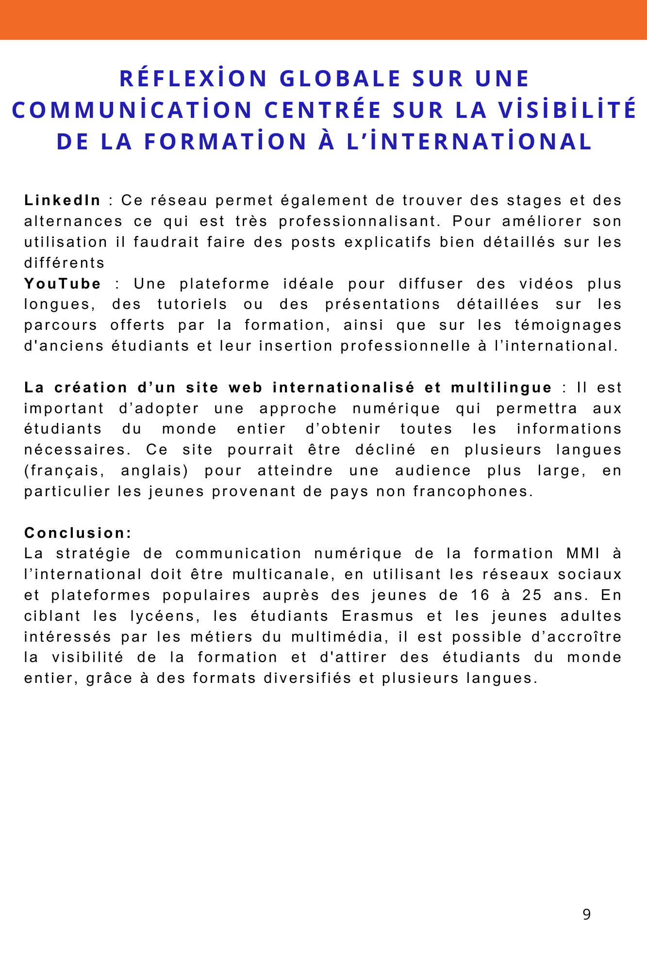 Capture du site vitrine